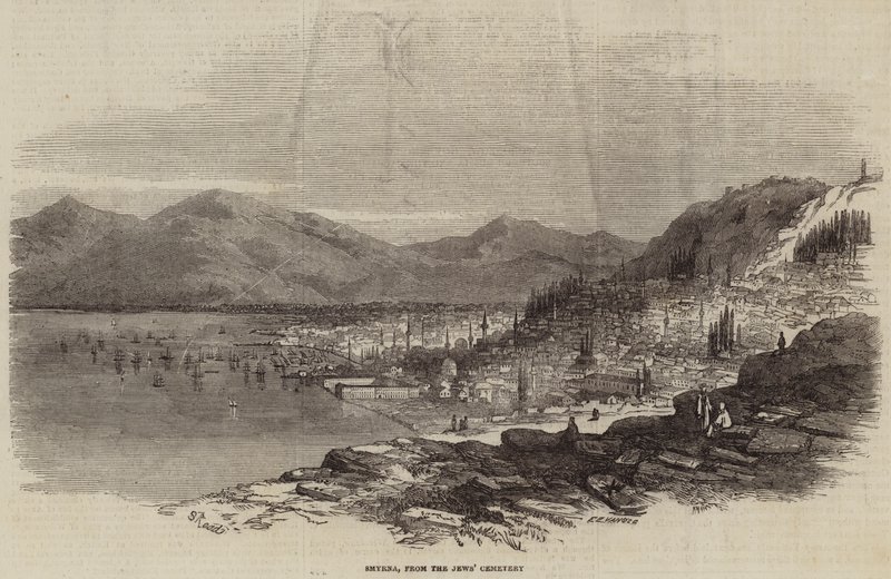 Smyrna, fra jødenes kirkegård av Samuel Read