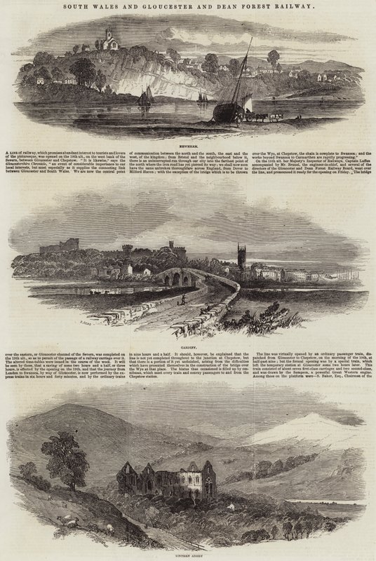 South Wales og Gloucester og Dean Forest Railway av Samuel Read