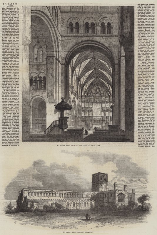 St Albans Abbey av Samuel Read