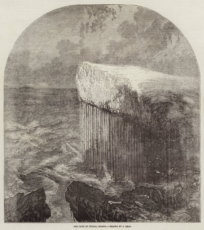 Hulen i Fingal, Staffa av Samuel Read