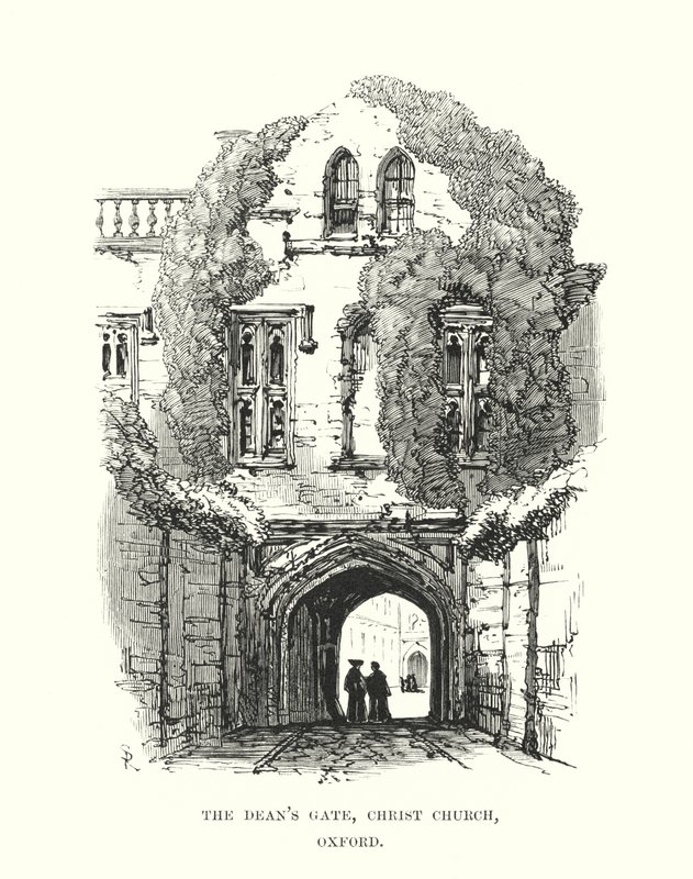 The Deans Gate, Christ Church, Oxford av Samuel Read