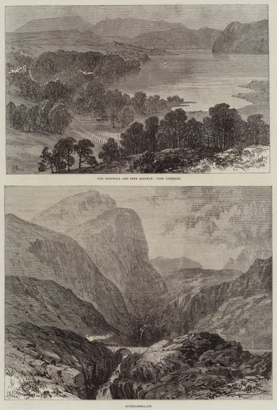 Dingwall og Skye Railway av Samuel Read