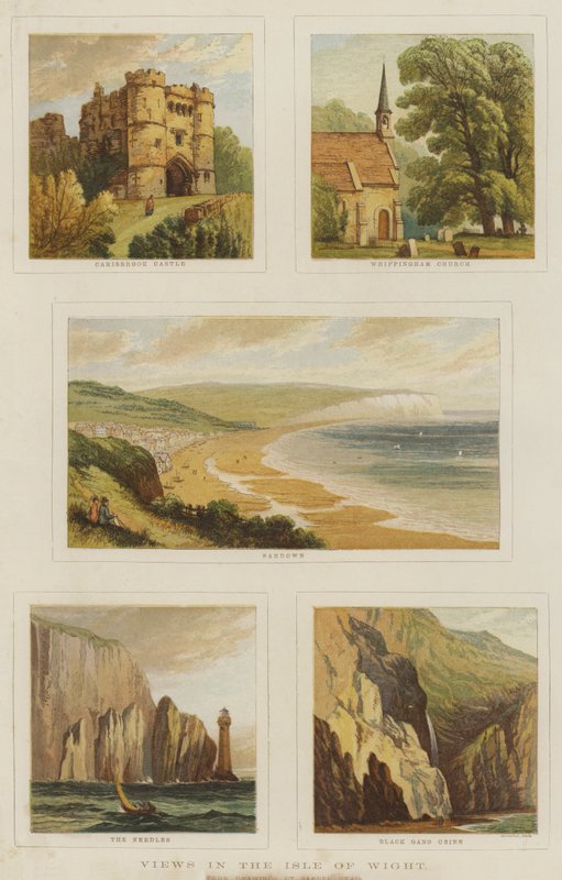 Utsikt på Isle of Wight av Samuel Read