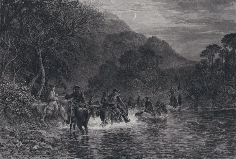 Illustrasjon for Rob Roy (gravering) av Samuel (after) Bough