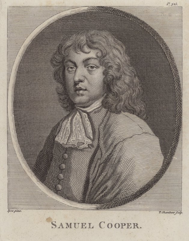Samuel Cooper , engelsk maler av miniatyrer (gravering) av Samuel (after) Cooper
