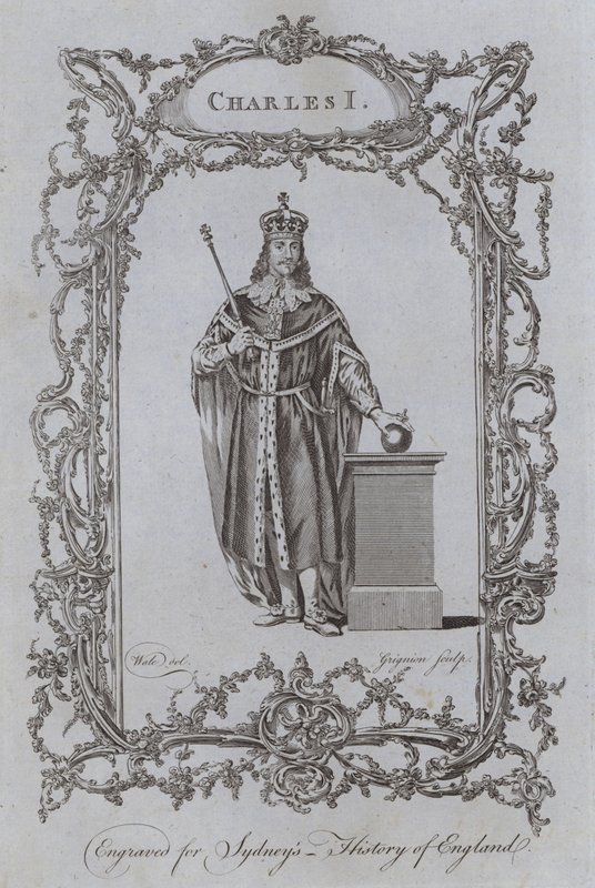 Charles I (gravering) av Samuel (after) Wale