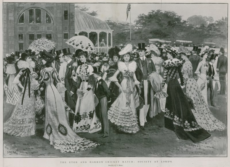 Eton og Harrow Cricket Match: Society at Lord