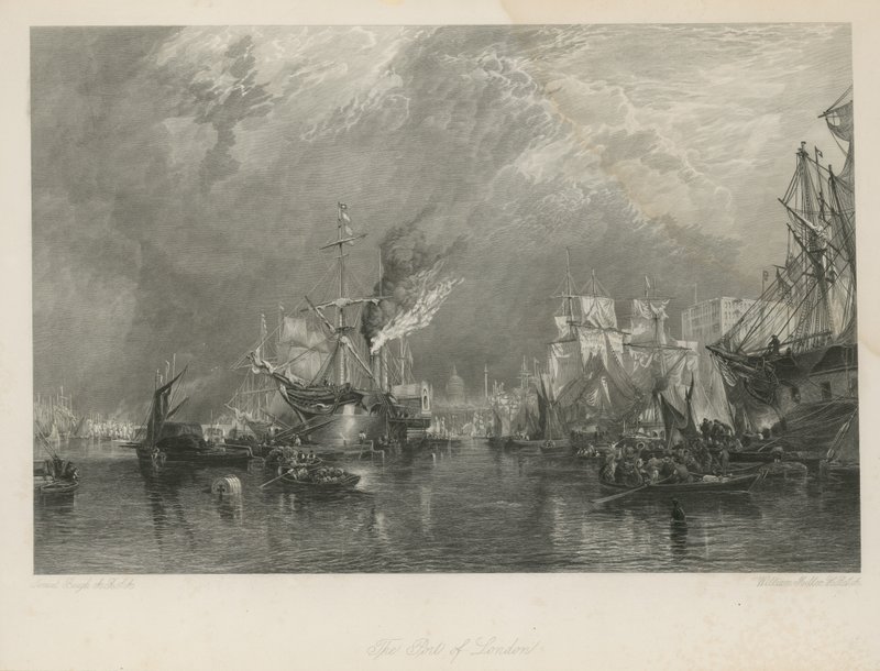 London havn av Samuel Bough