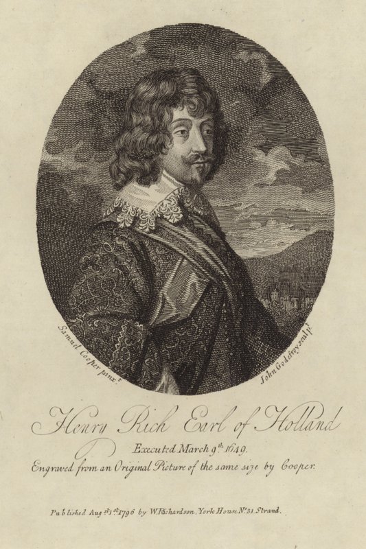 Henry Rich jarl av Holland av Samuel Cooper