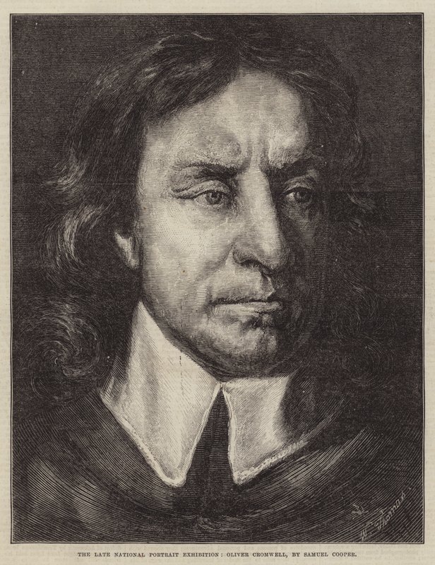The Late National Portrait Exhibition, Oliver Cromwell av Samuel Cooper