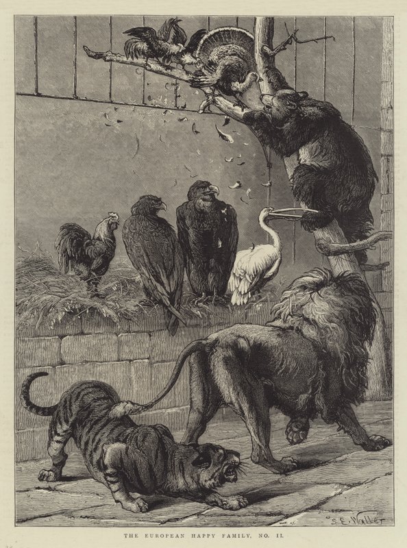 Den europeiske lykkelige familien, nr. II av Samuel Edmund Waller