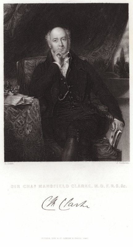 Portrett av Sir Charles Mansfield Clarke av Samuel Lane