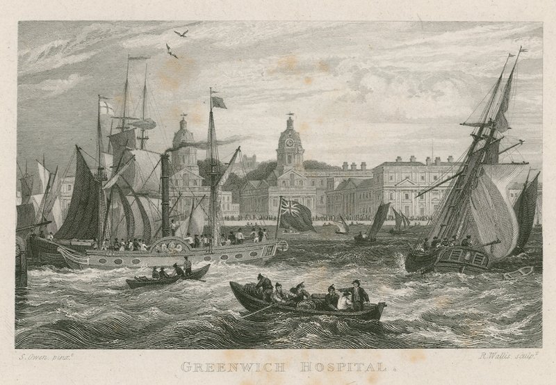 Greenwich sykehus, London av Samuel Owen