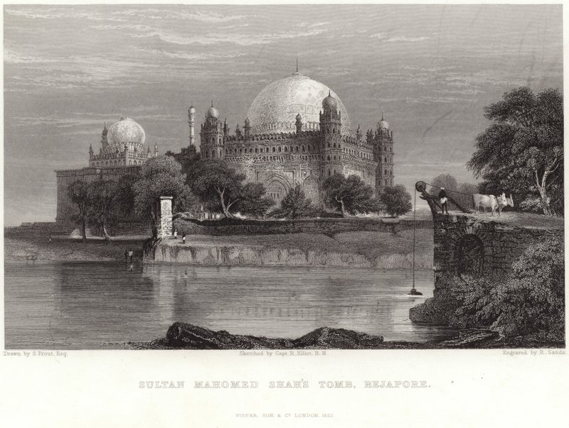 Sultan Mahomed Shahs grav i Beejapore av Samuel Prout