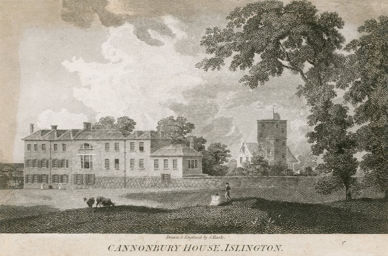 Canonbury House and Tower av Samuel Rawle