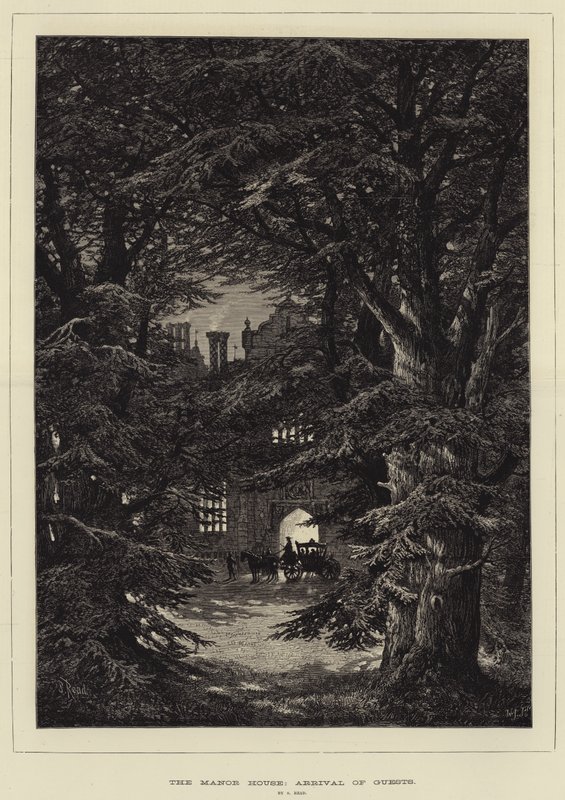 The Manor House, ankomst av gjester av Samuel Read