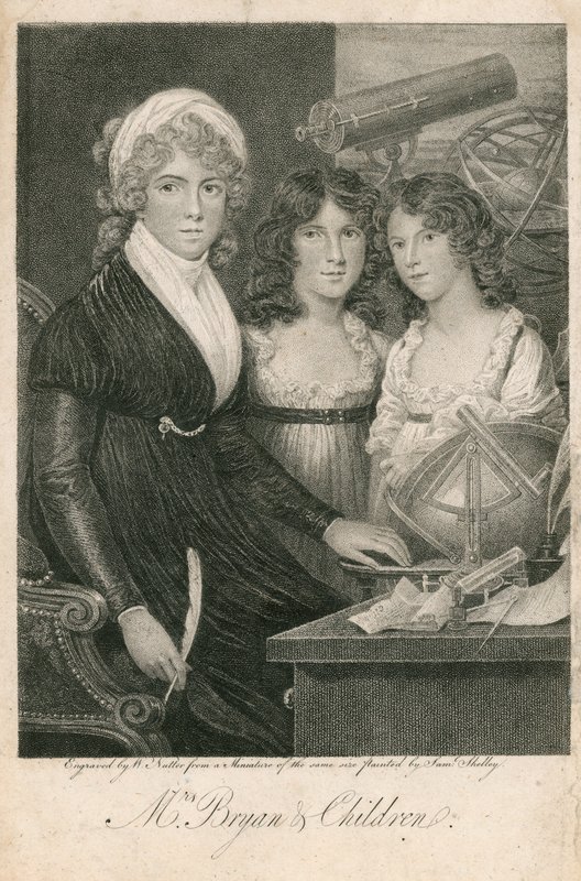 Fru Bryan og barn av Samuel Shelley