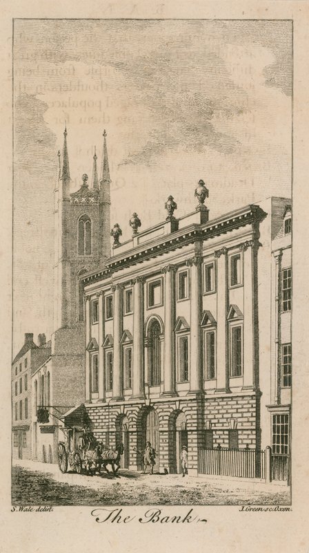 Bank of England, George Sampsons bygning, 1734 av Samuel Wale