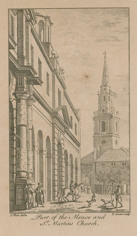 En del av Meuse og St Martins kirke av Samuel Wale