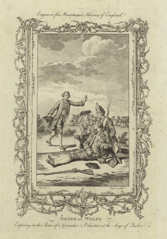 General James Wolfes død av Samuel Wale