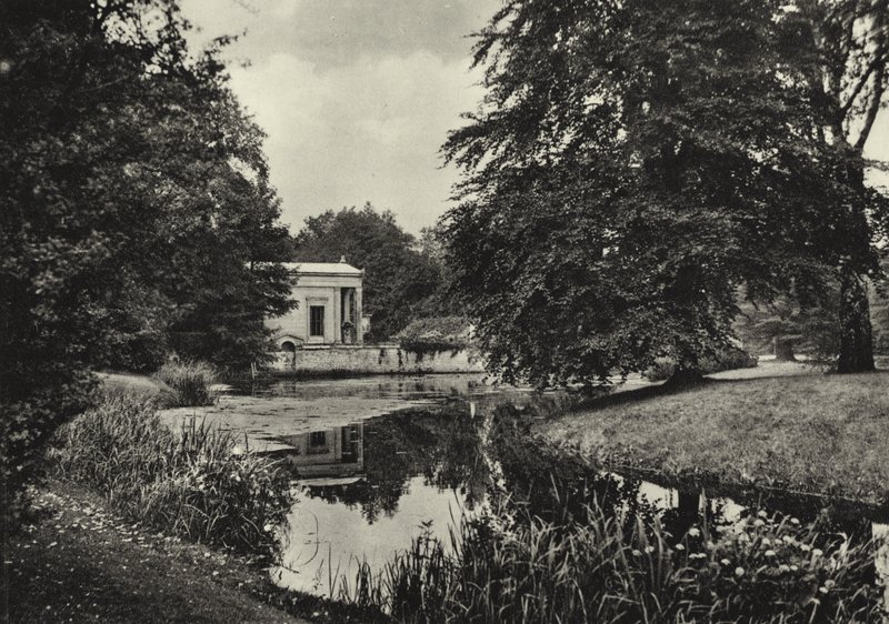Charlottenhof bei Potsdam; Charlottenhof nær Potsdam (s/hvitt bilde) av Sasha Stone