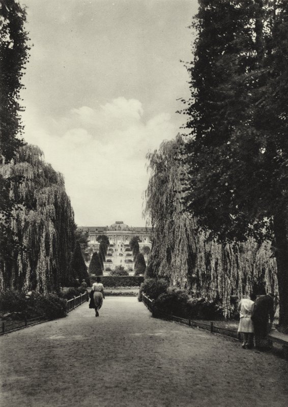 Potsdam, The Terraces of Sanssouci; The Terraces of Sanssouci (s/h foto) av Sasha Stone