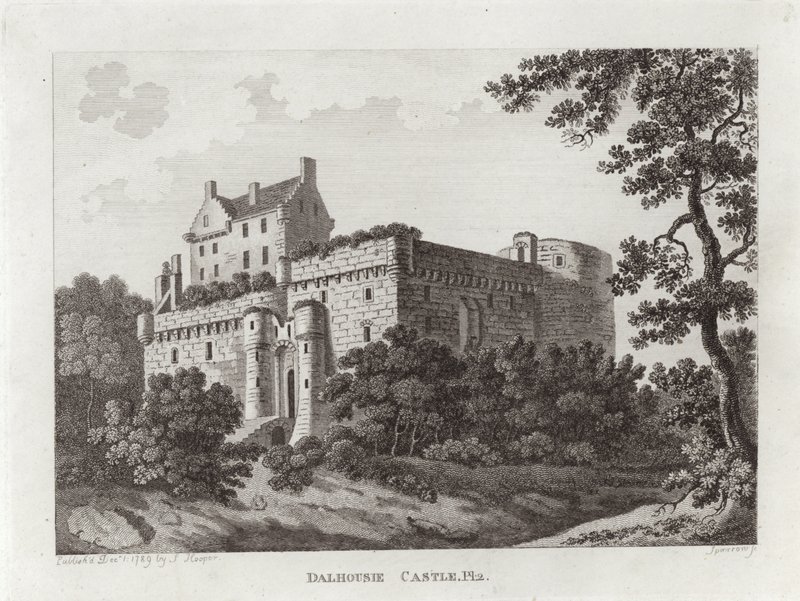 Dalhousie slott av Scottish School