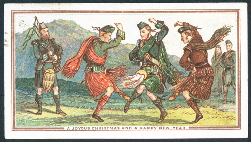 Skotsk julekort av Scottish School