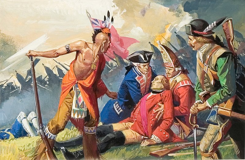 General Wolfes død av Severino Baraldi