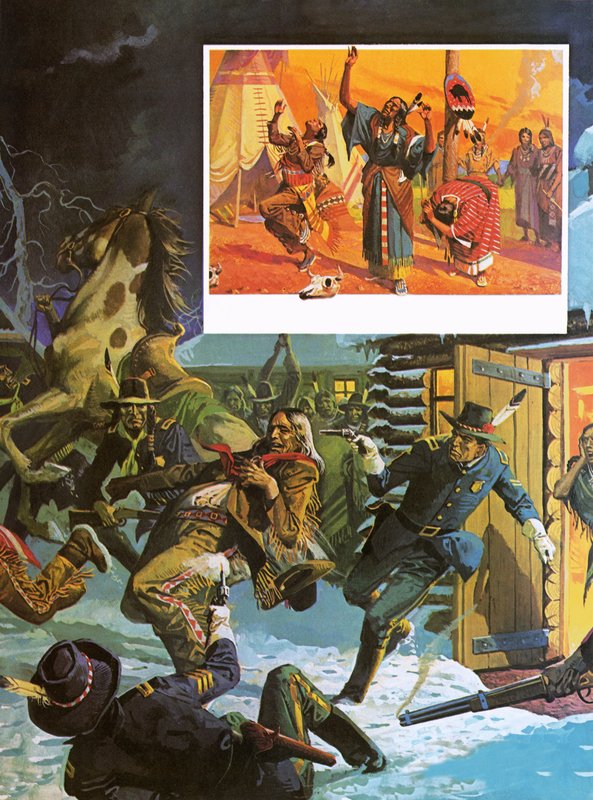 Sioux-indianere av Severino Baraldi