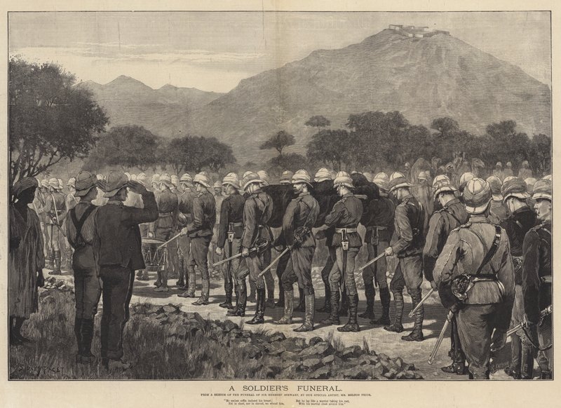 En soldats begravelse av Sidney Paget