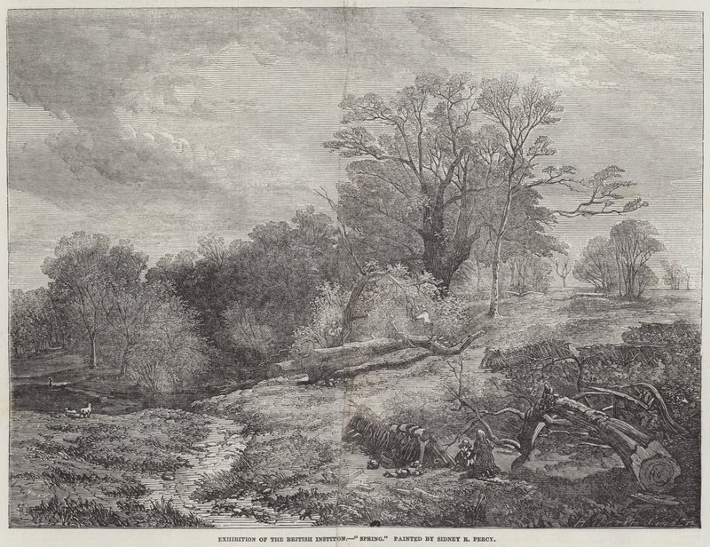 Vårgravering av Sidney Richard Percy