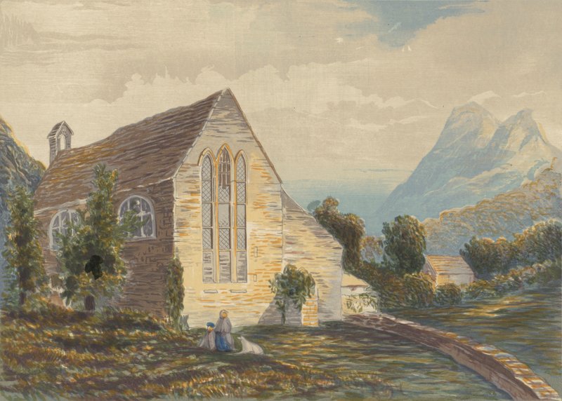 St Mary, Beddgelert, Carnarvonshire av Sidney Corner