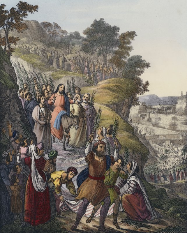 Kristi triumferende inntog i Jerusalem av Siegfried Detler Bendixen