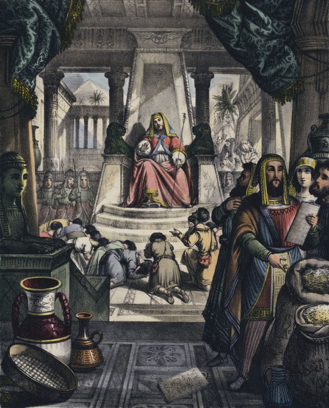 Joseph mottar hyllest av sine brødre av Siegfried Detler Bendixen