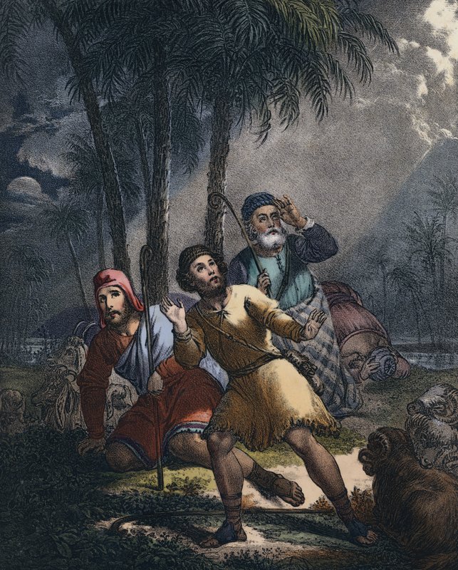 Kristus kunngjorde for de jødiske hyrdene av Siegfried Detler Bendixen