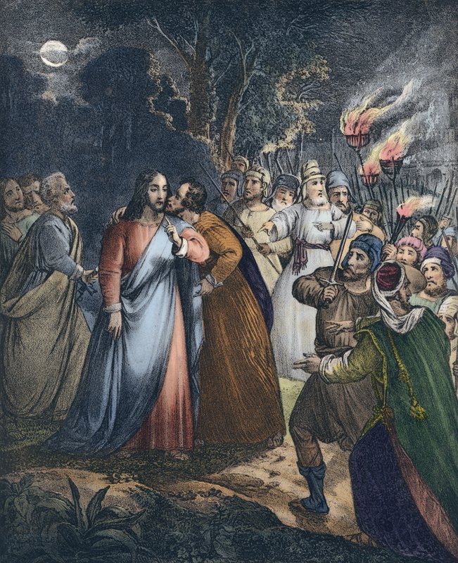 Judas forråder sin Mester av Siegfried Detler Bendixen