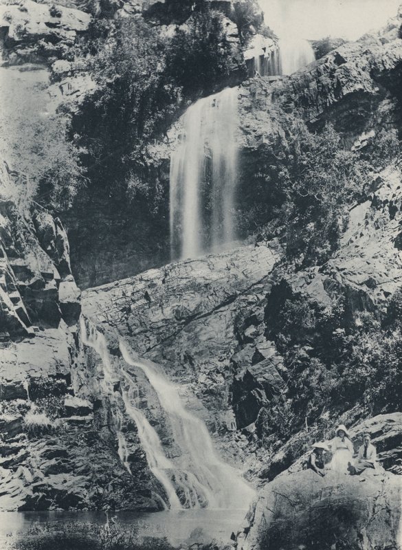 Et pikniksted i Johannesburg, Krugers foss (s/hvitt-bilde) av South African Photographer