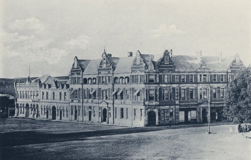 Church Square, East Side, Pretoria (s/hvitt bilde) av South African Photographer