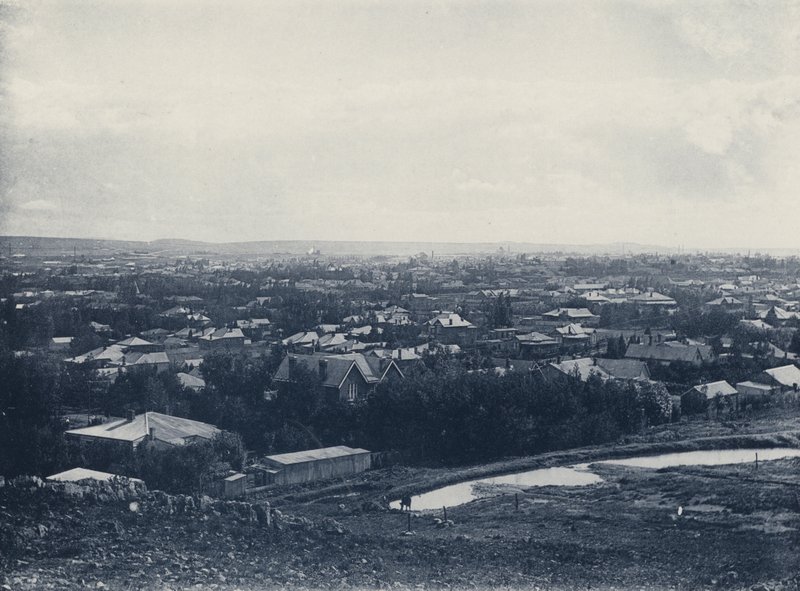 Doornfontein, Panorama from the Hill (s/hv-bilde) av South African Photographer