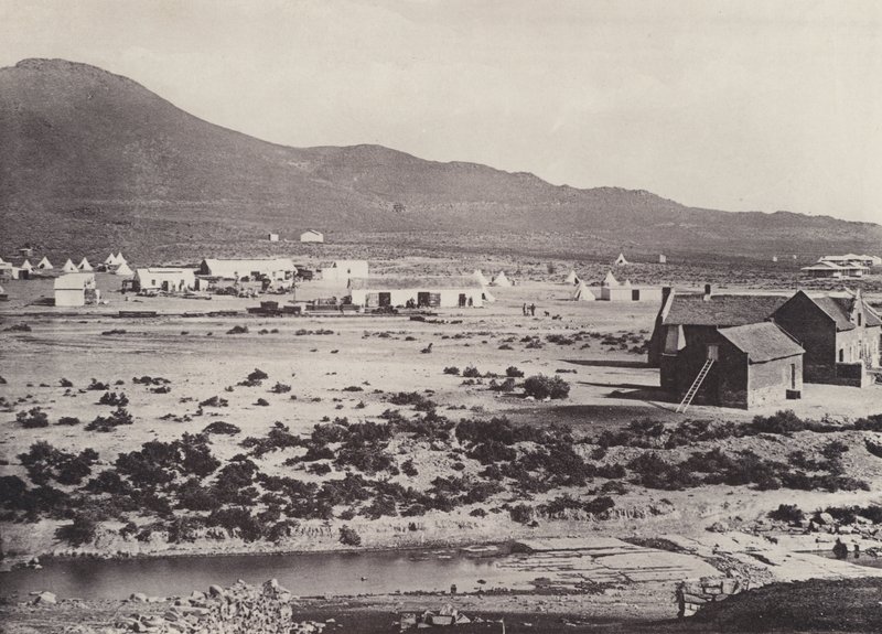 I Karoo (s/hvitt bilde) av South African Photographer