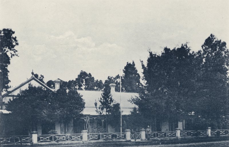 Presidentens hus, Pretoria (s/hvitt bilde) av South African Photographer