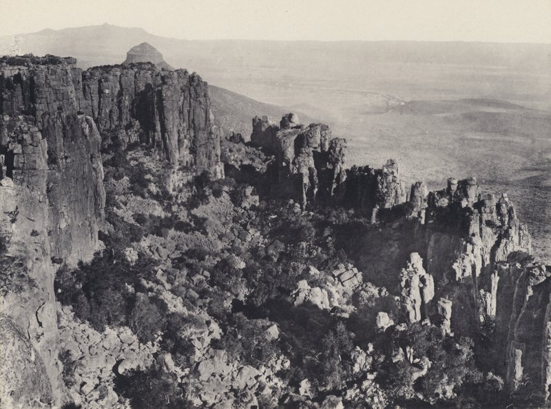 The Valley of Desolation (s/hvitt bilde) av South African Photographer