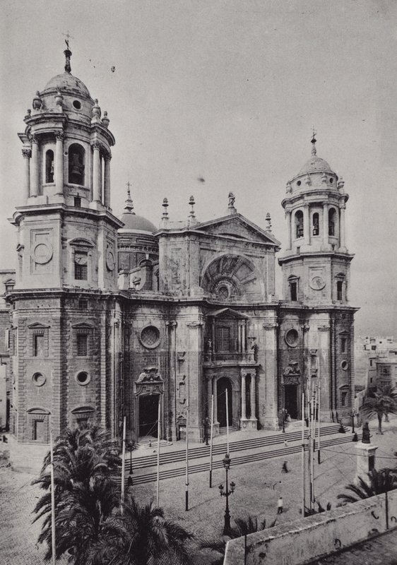 Cadiz: La Catedral (s/hvitt bilde) av Spanish Photographer