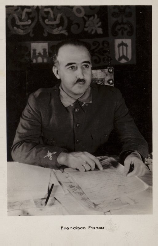 Francisco Franco (s/h-bilde) av Spanish Photographer