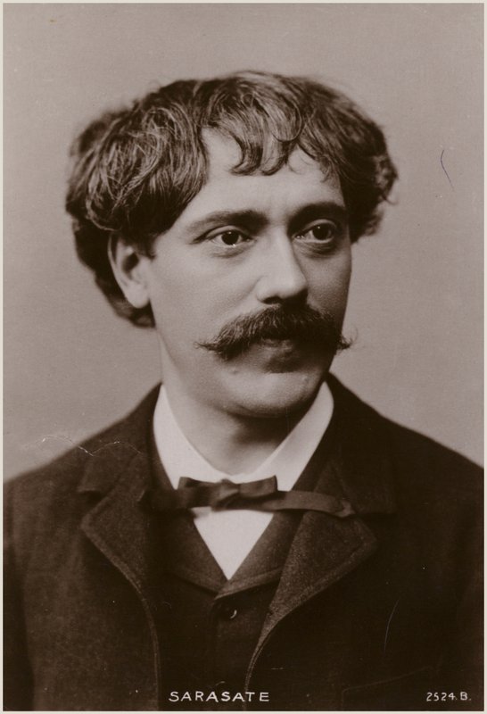 Portrett av Pablo de Sarasate av Spanish Photographer