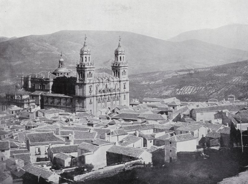 Katedralen i Jaen (s/h-bilde) av Spanish Photographer