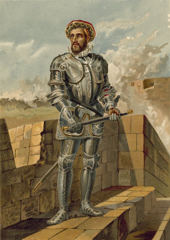 Antonio de Leiva , spansk general under de italienske krigene av Spanish School