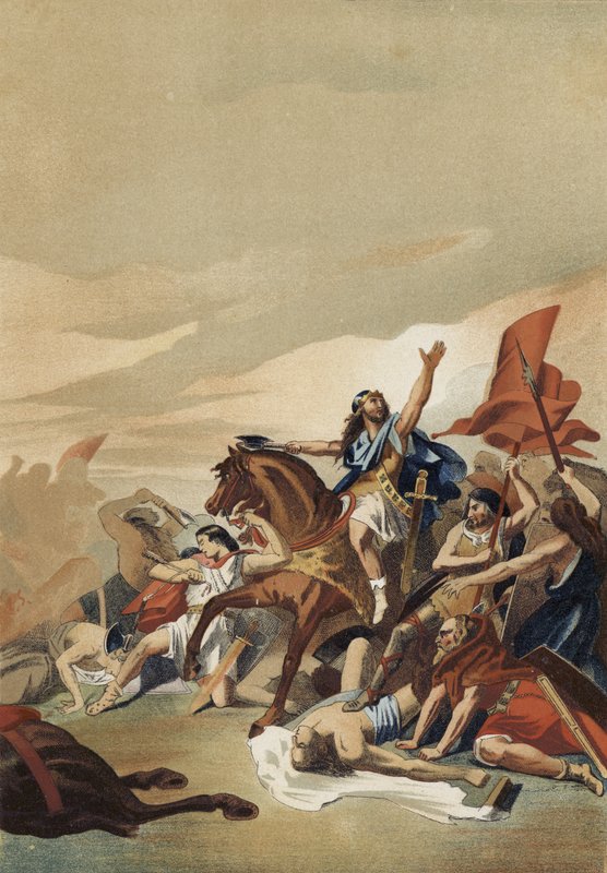 Slaget ved Tolbiac, 496 av Spanish School