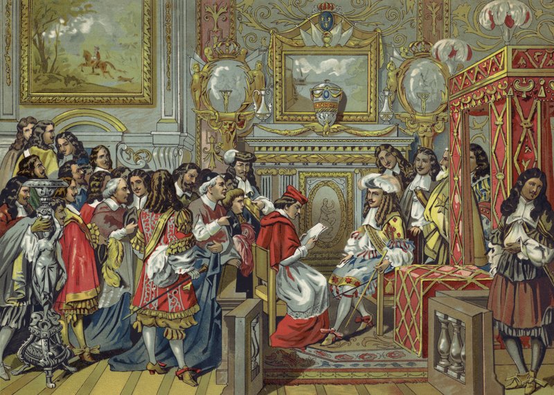 Kabinett til Louis XIV av Frankrike av Spanish School